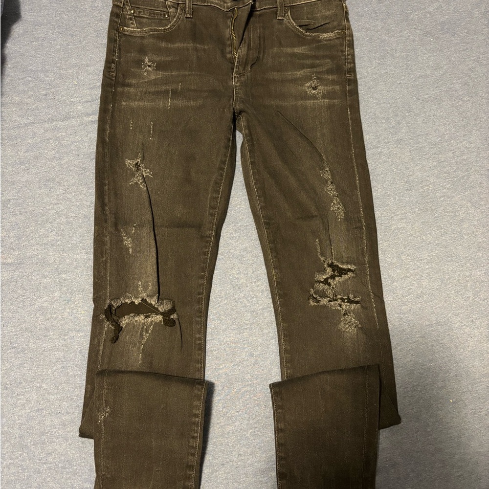 Citizens Of Humanity Distressed Brown Jeans